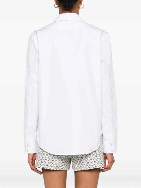 Bluze Gucci Cotton Poplin Shirt With Clamp WHITE Femei (BM 19433567) 4