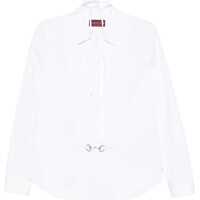 Bluze Cotton Poplin Shirt With Clamp Femei