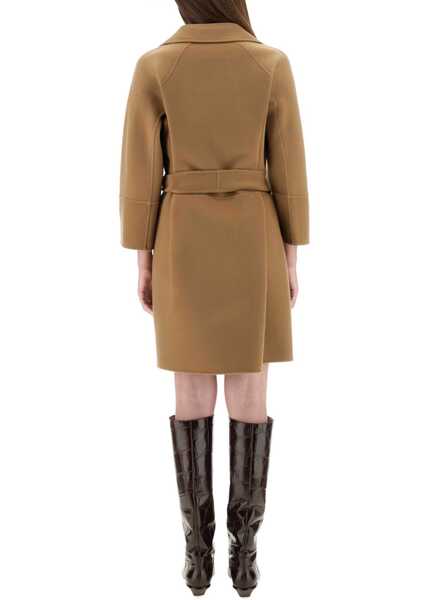 Paltoane Max Mara Coat Arona BEIGE Femei (BM 19433609) 3