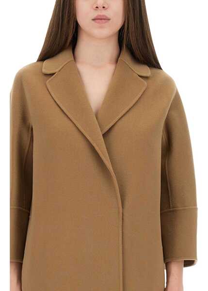 Paltoane Max Mara Coat Arona BEIGE Femei (BM 19433609) 4