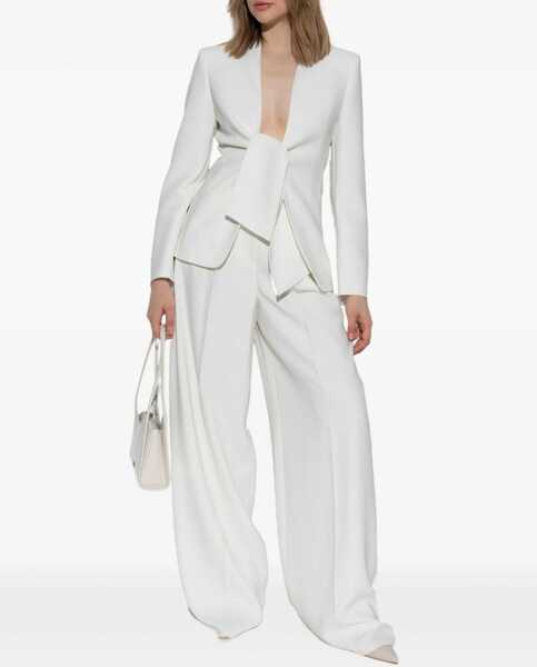 Pantaloni casual Max Mara Wide Pant Handcuff IVORY Femei (BM 19433618) 2