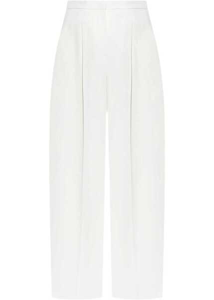 Pantaloni casual Max Mara Wide Pant Handcuff IVORY Femei (BM 19433618) 1