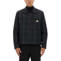 Camasi casual Checked Cotton Gabarine Shirt Jacket Barbati