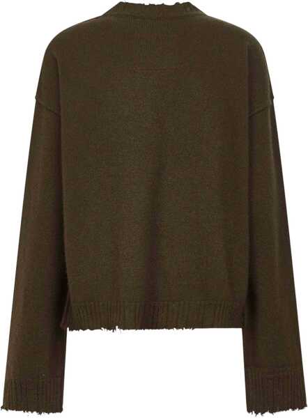 Pulovere UMA WANG Cashmere Sweater With Bangs GREEN Femei (BM 19433624) 2