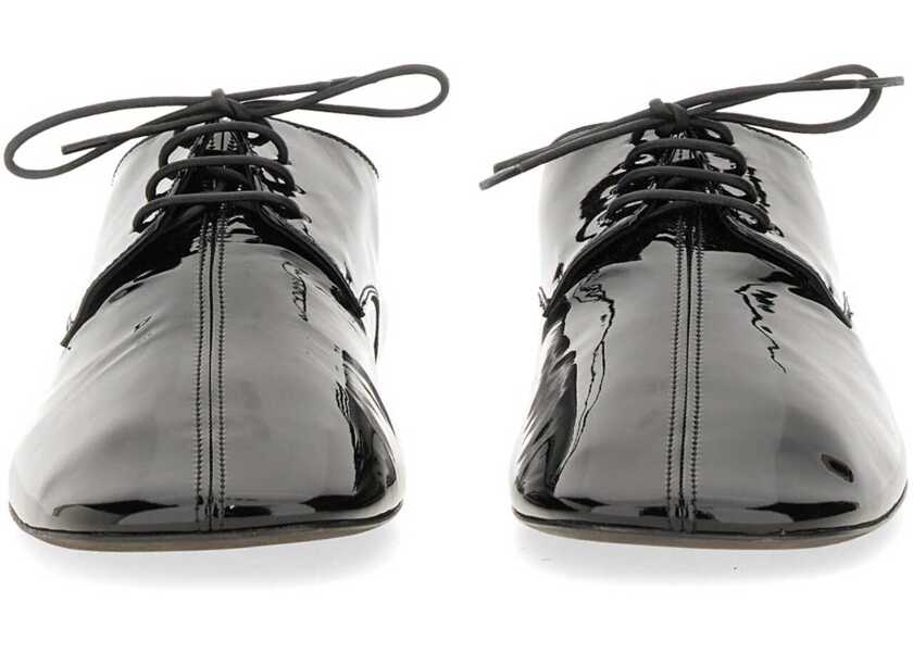 Pantofi eleganti Dries Van Noten Shiny Leather Lace-Up Shoe BLACK Barbati (BM 19433627) 4