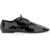 Dries Van Noten Shiny Leather Lace-Up Shoe BLACK