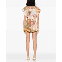 Salopete Dama - Salopete ZIMMERMANN Short Overalls With Ascension Lapels MULTICOLOUR Femei (BM 19433633) - B-mall.ro