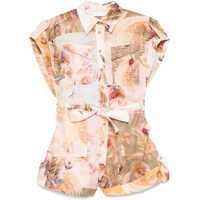 Salopete Short Overalls With "Ascension" Lapels Femei