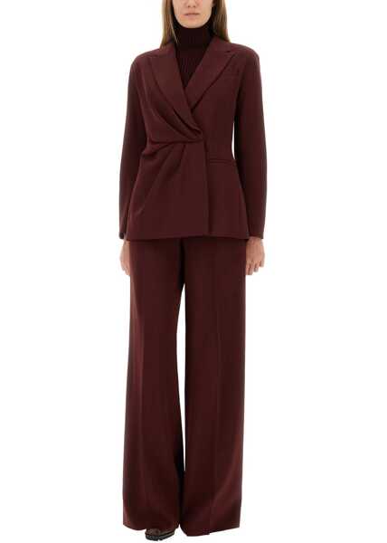Pantaloni casual Max Mara Pants Plava Piano BORDEAUX Femei (BM 19433648) 2
