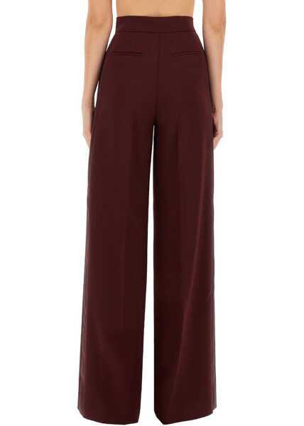 Pantaloni casual Max Mara Pants Plava Piano BORDEAUX Femei (BM 19433648) 4