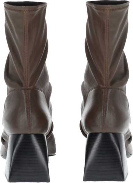 Cizme scurte UMA WANG Cleated Boots BROWN Femei (BM 19433654) 3