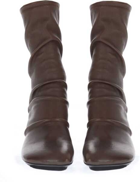 Cizme scurte UMA WANG Cleated Boots BROWN Femei (BM 19433654) 4