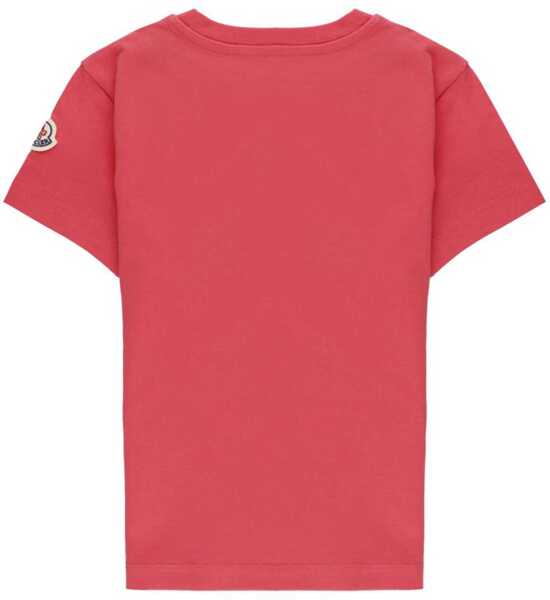 Tricouri Moncler T-Shirt With Logo PINK Baieti (BM 19433663) 2