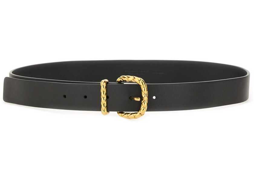 Curele Bottega Veneta Coaxial Belt With Loop BLACK Femei (BM 19433681) 1