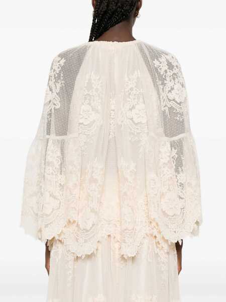 Bluze ZIMMERMANN Hypnotic Lace Blouse IVORY Femei (BM 19433708) 4