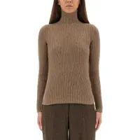 Pulovere Ribbed Turtleneck Sweater Femei