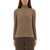 Max Mara Ribbed Turtleneck Sweater BROWN