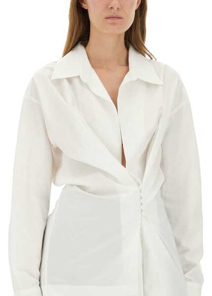 Bluze Dries Van Noten Clickys Shirt WHITE Femei (BM 19433732) 4