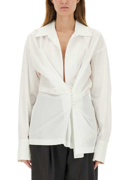 Bluze Dries Van Noten Clickys Shirt WHITE Femei (BM 19433732) 1