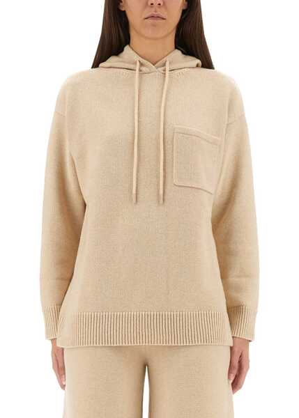 Pulovere Max Mara Liana Hooded Sweater BEIGE Femei (BM 19433741) 1