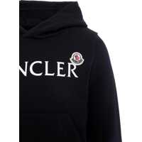 Bluze de trening pentru Fete - Bluze de trening Moncler Logo Hoodie BLACK Fete (BM 19433747) - B-mall.ro