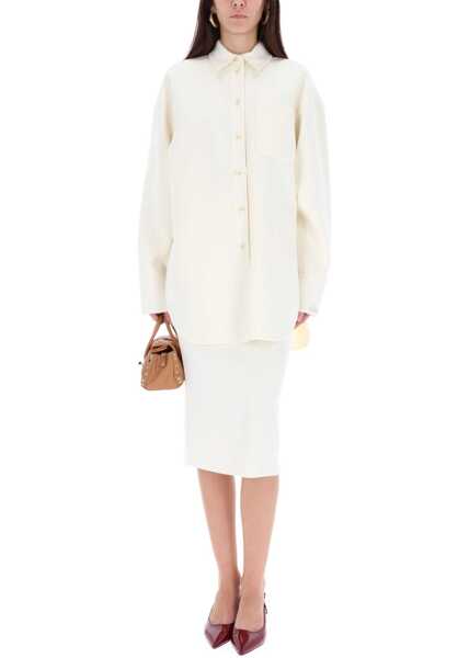 Bluze SPORTMAX Oversize Shirt WHITE Femei (BM 19433750) 2
