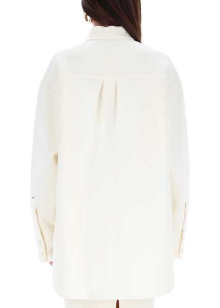 Bluze SPORTMAX Oversize Shirt WHITE Femei (BM 19433750) 3