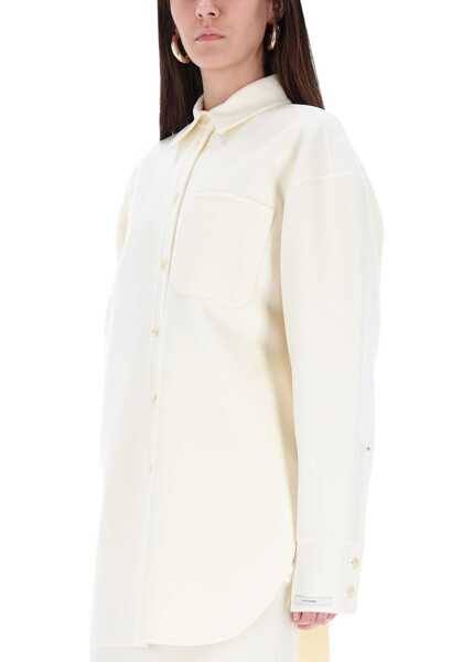 Bluze SPORTMAX Oversize Shirt WHITE Femei (BM 19433750) 4