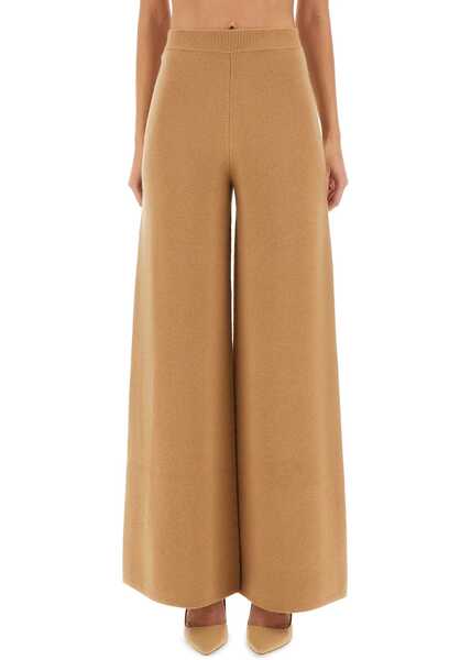 Pantaloni casual Max Mara Wide Pants Judy BEIGE Femei (BM 19433768) 1