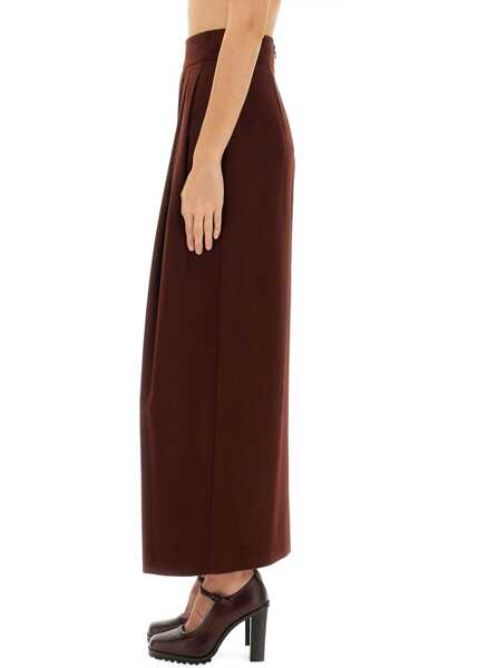 Fuste casual Max Mara Long Raft Skirt BORDEAUX Femei (BM 19433783) 4
