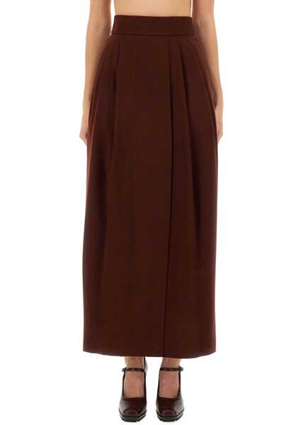 Fuste casual Max Mara Long Raft Skirt BORDEAUX Femei (BM 19433783) 1