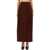 Max Mara Long "Raft" Skirt BORDEAUX