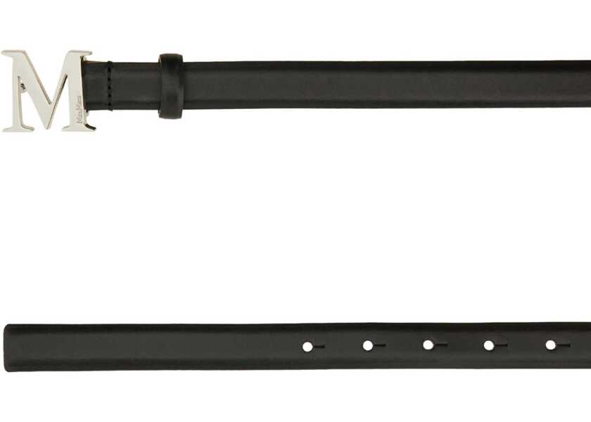 Curele Max Mara Leather Belt BLACK Femei (BM 19433792) 2