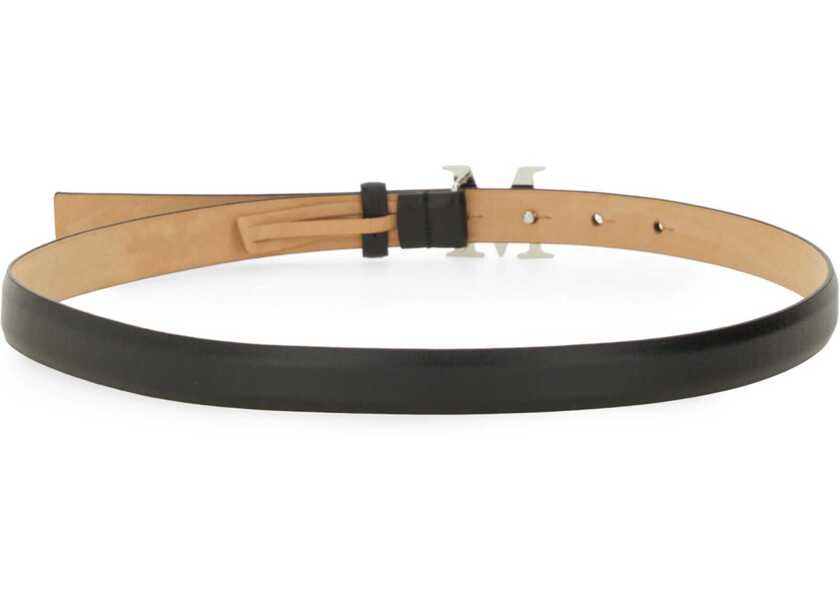Curele Max Mara Leather Belt BLACK Femei (BM 19433792) 3