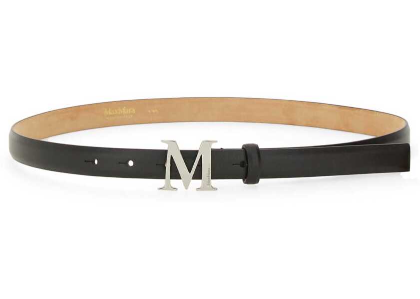 Curele Max Mara Leather Belt BLACK Femei (BM 19433792) 1