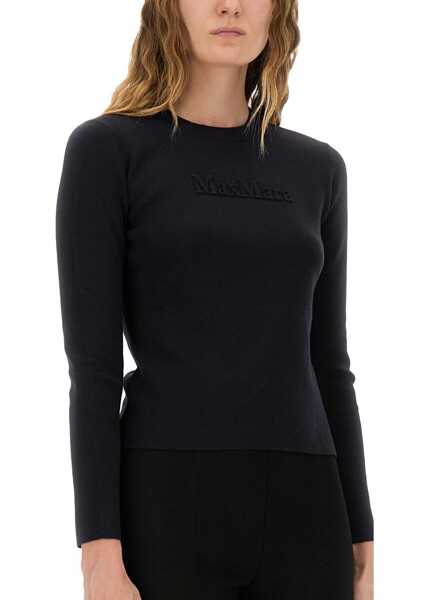 Pulovere casual Max Mara Jersey With Logo BLUE Femei (BM 19433795) 4