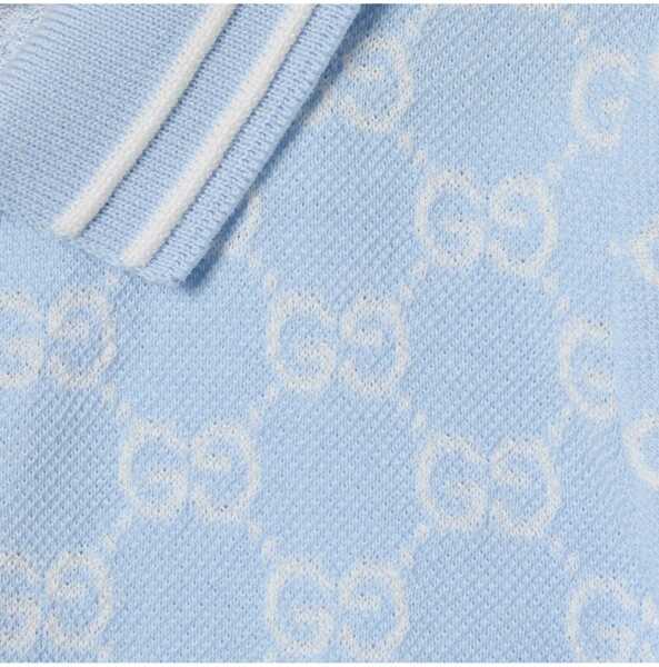 Caciuli Gucci Bodysuit Set With Beanie Hat BLUE Baieti (BM 19433798) 3