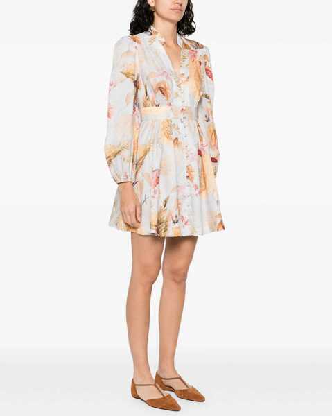 Rochii casual ZIMMERMANN Ascension Dress BABY BLUE Femei (BM 19433813) 2