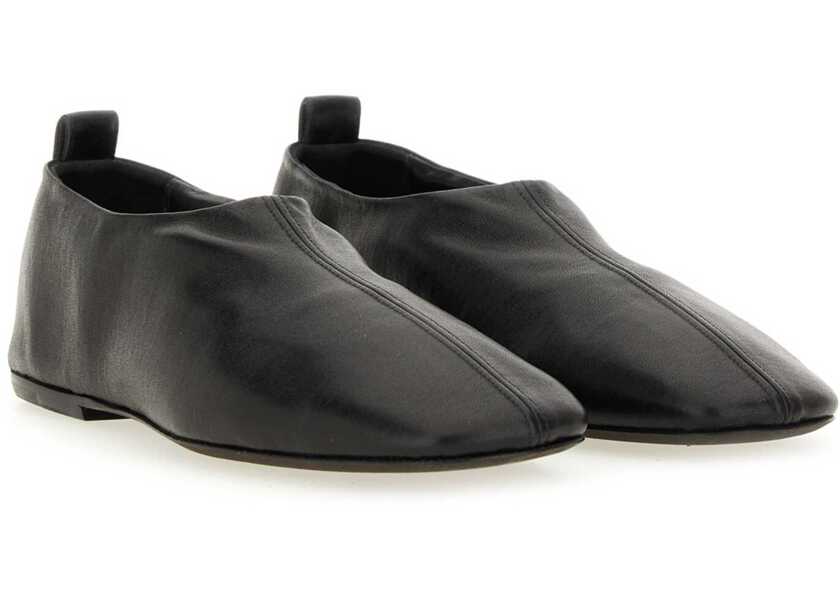 Balerini Dries Van Noten Leather Ballerina BLACK Femei (BM 19433840) 2