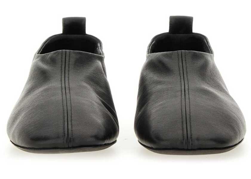 Balerini Dries Van Noten Leather Ballerina BLACK Femei (BM 19433840) 4