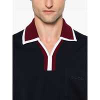 Imbracaminte Gucci pentru Barbati - Tricouri Polo Gucci Cotton Pique Polo BLUE Barbati (BM 19433855) - B-mall.ro