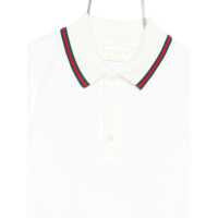 Tricouri Polo pentru Baieti - Tricouri Polo Gucci Polo With Logo WHITE Baieti (BM 19433864) - B-mall.ro