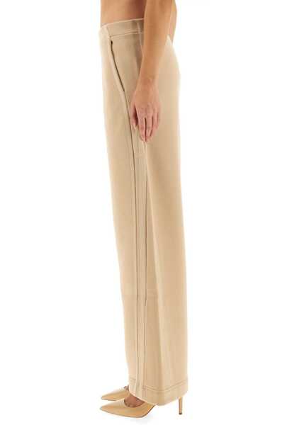 Pantaloni casual Max Mara Pants Ifrem BEIGE Femei (BM 19433867) 3