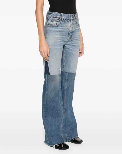 Blugi skinny Chloe Patchwork Denim Jeans DENIM Femei (BM 19433888) 3