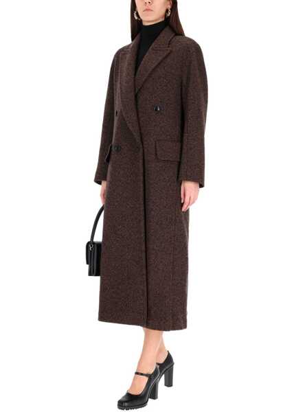 Trenciuri Max Mara Gappotto Bow BLACK Femei (BM 19433891) 2