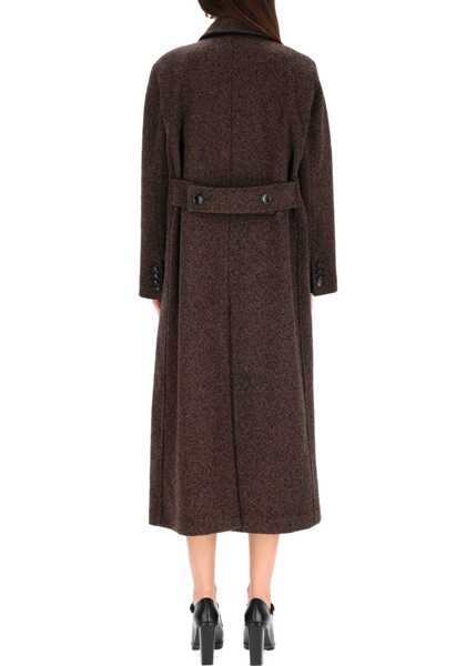 Trenciuri Max Mara Gappotto Bow BLACK Femei (BM 19433891) 3