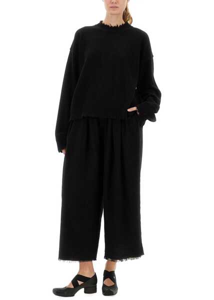 Pantaloni casual UMA WANG Pants Poetic BLACK Femei (BM 19433900) 2
