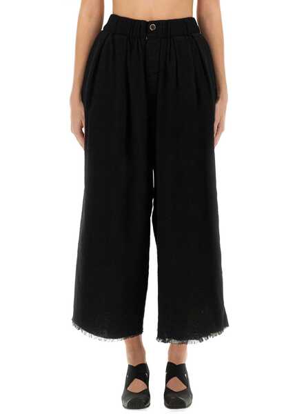 Pantaloni casual UMA WANG Pants Poetic BLACK Femei (BM 19433900) 1