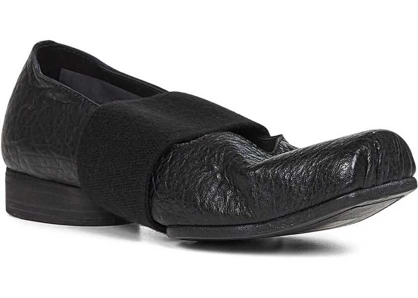 Balerini UMA WANG Leather Ballerina BLACK Femei (BM 19433903) 2