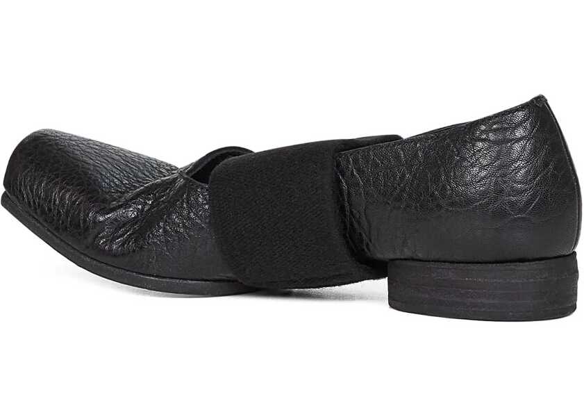 Balerini UMA WANG Leather Ballerina BLACK Femei (BM 19433903) 3